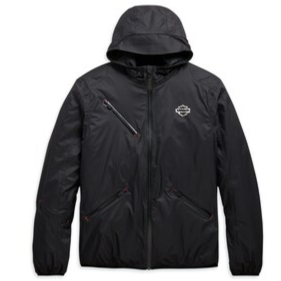 Harley-Davidson Other - Harley-Davidson Men's Cordura Ripstop Mesh Lined Slim Fit Hooded Jacket -Black
